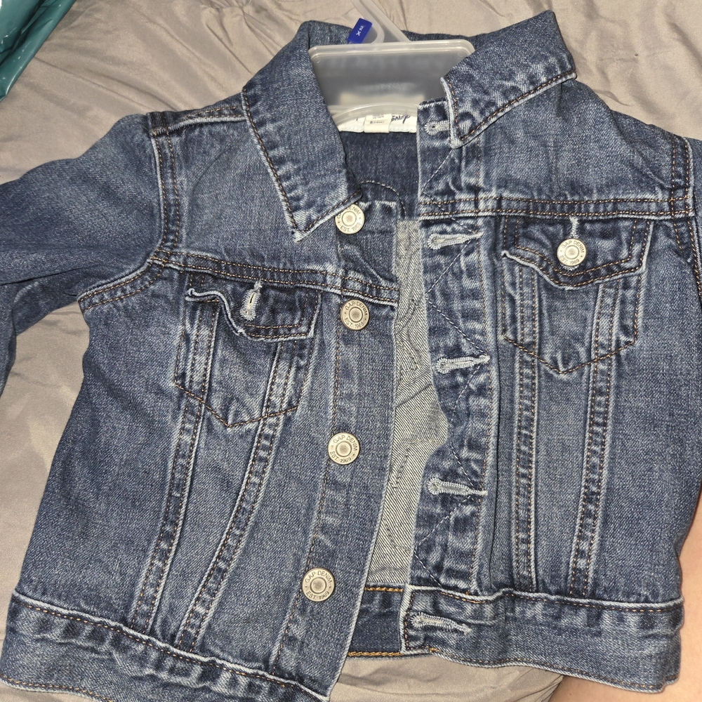 Baby Gap × Disney Mickey Mouse Denim Jacket – 3 Years